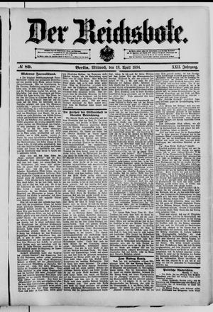 Der Reichsbote vom 18.04.1894