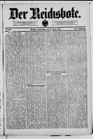 Der Reichsbote vom 19.04.1894