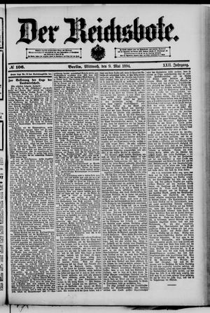 Der Reichsbote on May 9, 1894