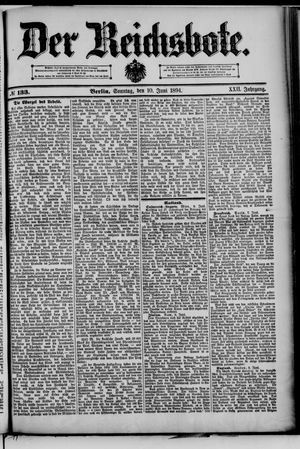 Der Reichsbote vom 10.06.1894