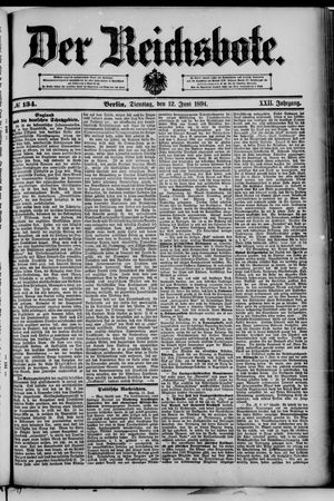 Der Reichsbote vom 12.06.1894