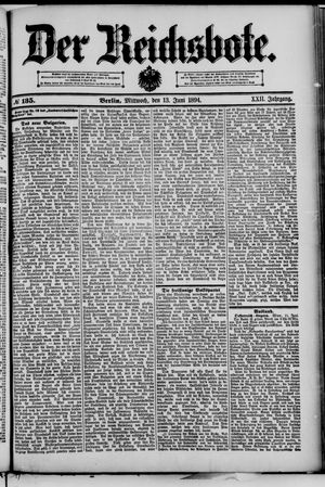 Der Reichsbote on Jun 13, 1894