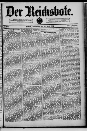 Der Reichsbote vom 16.06.1894