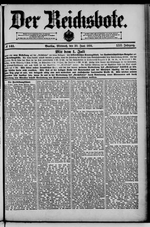 Der Reichsbote vom 20.06.1894