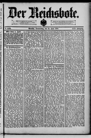 Der Reichsbote on Jun 21, 1894