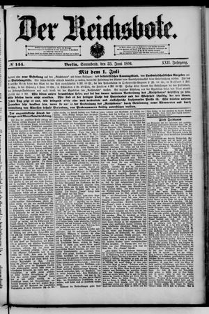 Der Reichsbote vom 23.06.1894