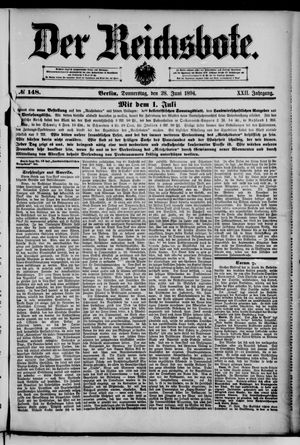Der Reichsbote vom 28.06.1894
