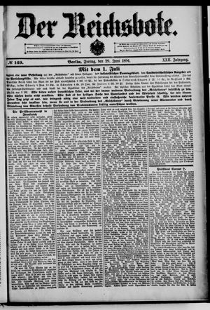 Der Reichsbote on Jun 29, 1894