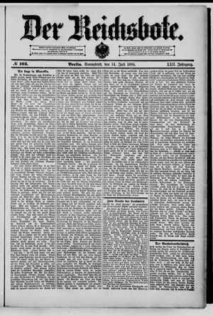 Der Reichsbote vom 14.07.1894
