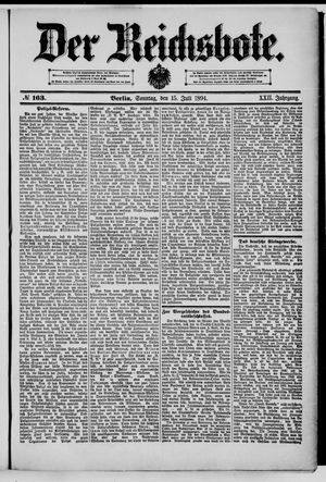 Der Reichsbote vom 15.07.1894