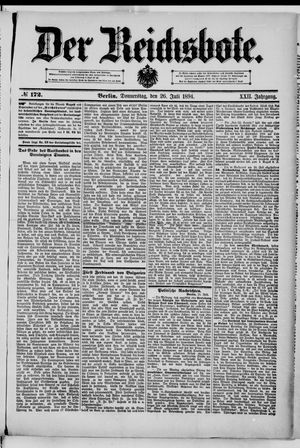 Der Reichsbote vom 26.07.1894