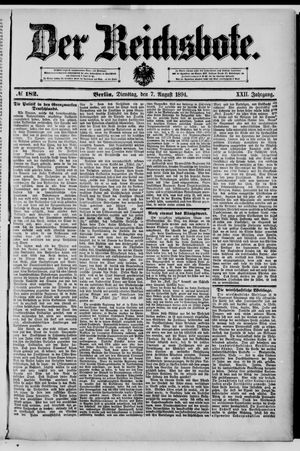 Der Reichsbote vom 07.08.1894