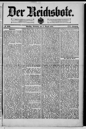 Der Reichsbote vom 08.08.1894