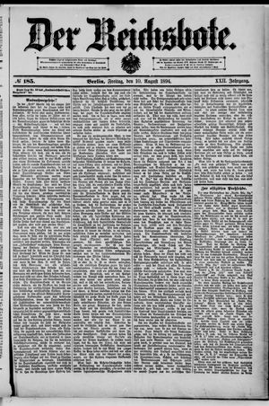Der Reichsbote vom 10.08.1894
