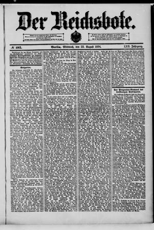 Der Reichsbote vom 22.08.1894