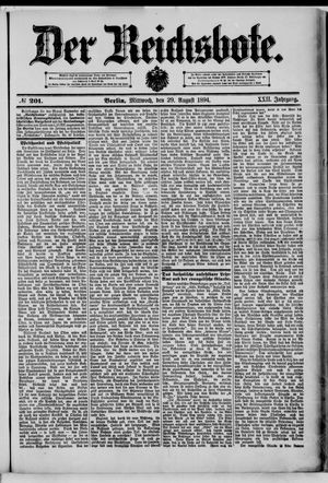 Der Reichsbote vom 29.08.1894
