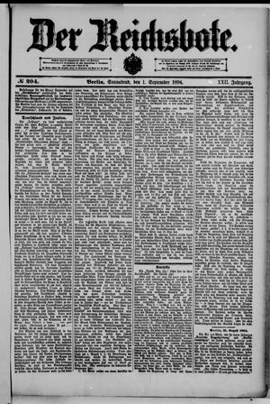 Der Reichsbote vom 01.09.1894