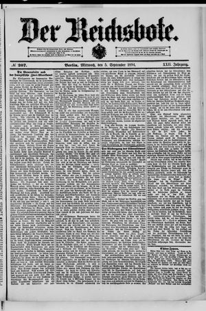 Der Reichsbote vom 05.09.1894