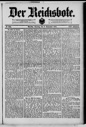 Der Reichsbote vom 09.09.1894