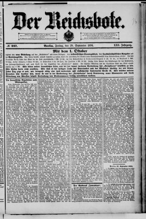 Der Reichsbote vom 28.09.1894