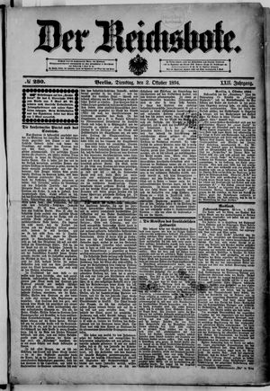 Der Reichsbote vom 02.10.1894