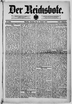 Der Reichsbote vom 14.10.1894