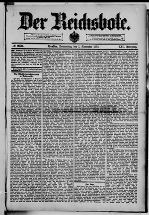 Der Reichsbote vom 01.11.1894