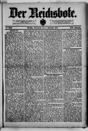 Der Reichsbote vom 03.11.1894