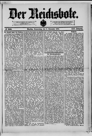 Der Reichsbote vom 08.11.1894
