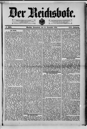 Der Reichsbote vom 10.11.1894