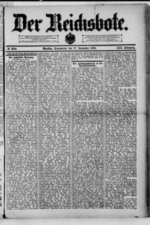 Der Reichsbote vom 17.11.1894