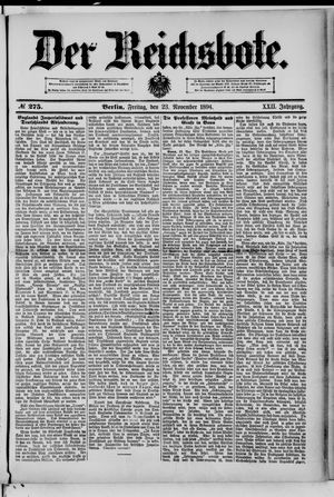 Der Reichsbote vom 23.11.1894