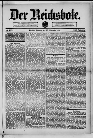 Der Reichsbote vom 25.11.1894