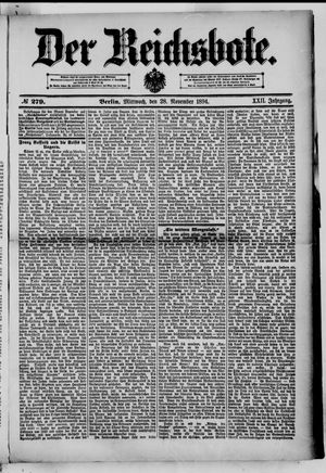 Der Reichsbote vom 28.11.1894