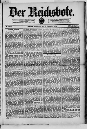 Der Reichsbote vom 08.12.1894