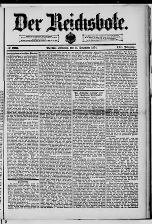 Der Reichsbote vom 11.12.1894