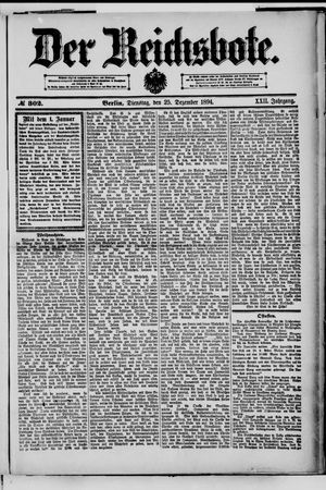 Der Reichsbote vom 25.12.1894