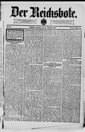 Der Reichsbote on Jan 4, 1895