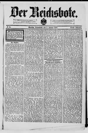 Der Reichsbote vom 05.01.1895