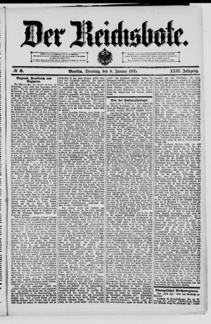 Der Reichsbote vom 08.01.1895