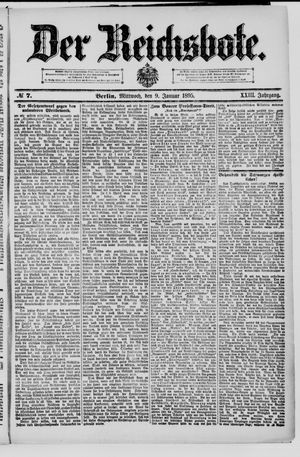 Der Reichsbote on Jan 9, 1895