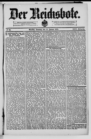 Der Reichsbote vom 13.01.1895
