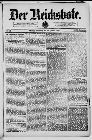Der Reichsbote on Jan 16, 1895