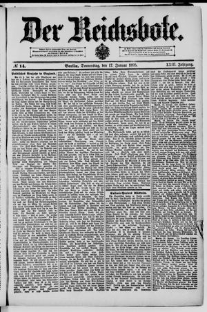 Der Reichsbote vom 17.01.1895
