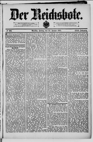 Der Reichsbote on Jan 25, 1895