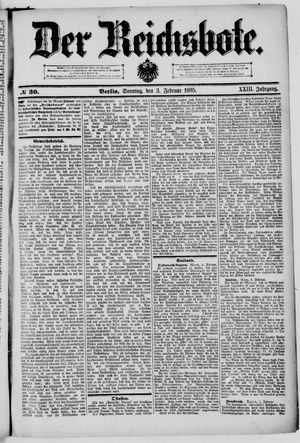 Der Reichsbote on Feb 3, 1895