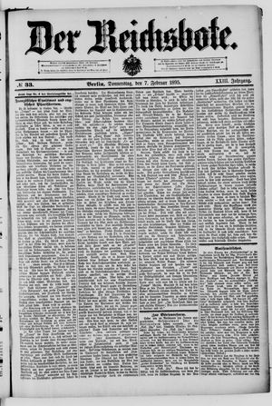 Der Reichsbote on Feb 7, 1895