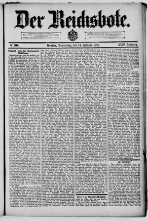 Der Reichsbote vom 14.02.1895