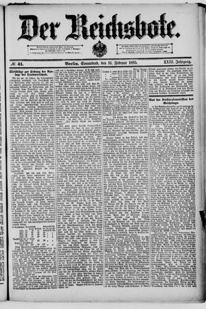 Der Reichsbote on Feb 16, 1895