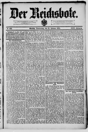 Der Reichsbote on Feb 21, 1895